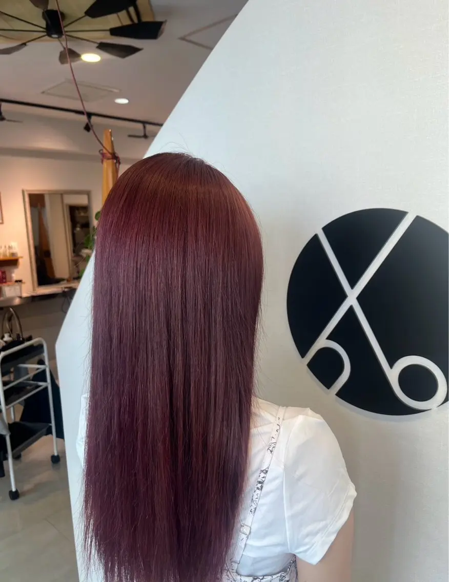 ロング ヘアカラー hair bonitaのヘアスタイル