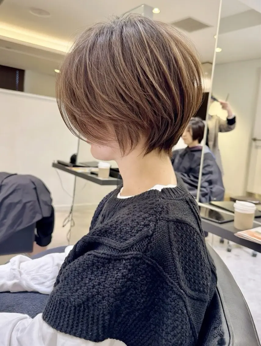 ショート 絶壁補正くびれ ショート✂️　井川のヘアスタイル