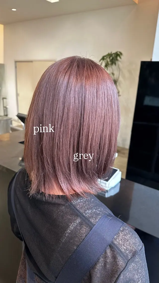 ミディアム カラー 垣内 奈緒のヘアスタイル
