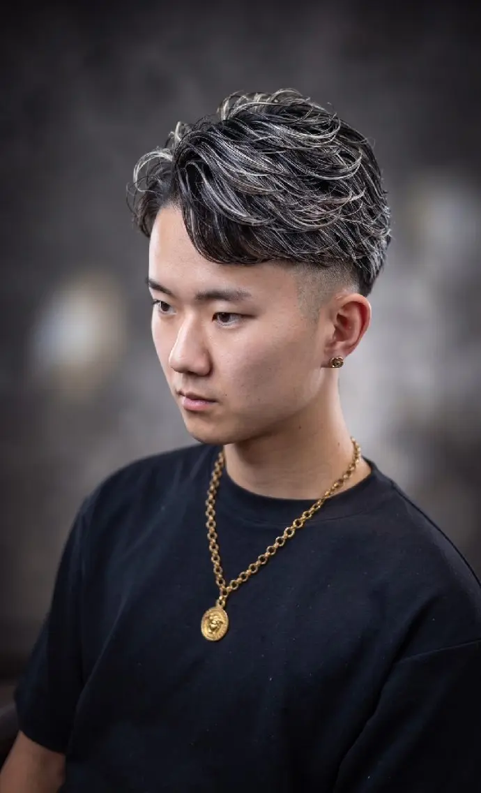 パーマ 勝連 利恵のヘアスタイル