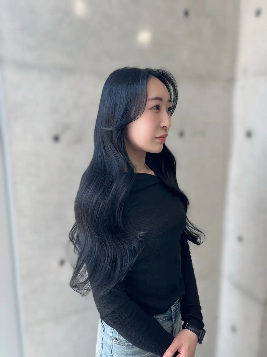 韓国式カット+Aujuaトリートメント🖤の写真