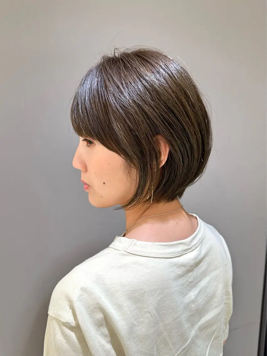ショート ショートボブ ハンサムショート 丸みショート ボブ ショートヘア 荻窪/ショートヘア✨ ショートボブ長松大哉のヘアスタイル