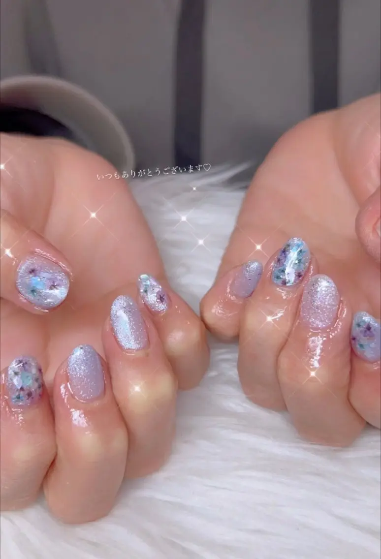 ネイル アートネイル 春ネイル ワンホンネイル ハンドネイル I LOVE ME NAIL.。.:*♡のネイルデザイン