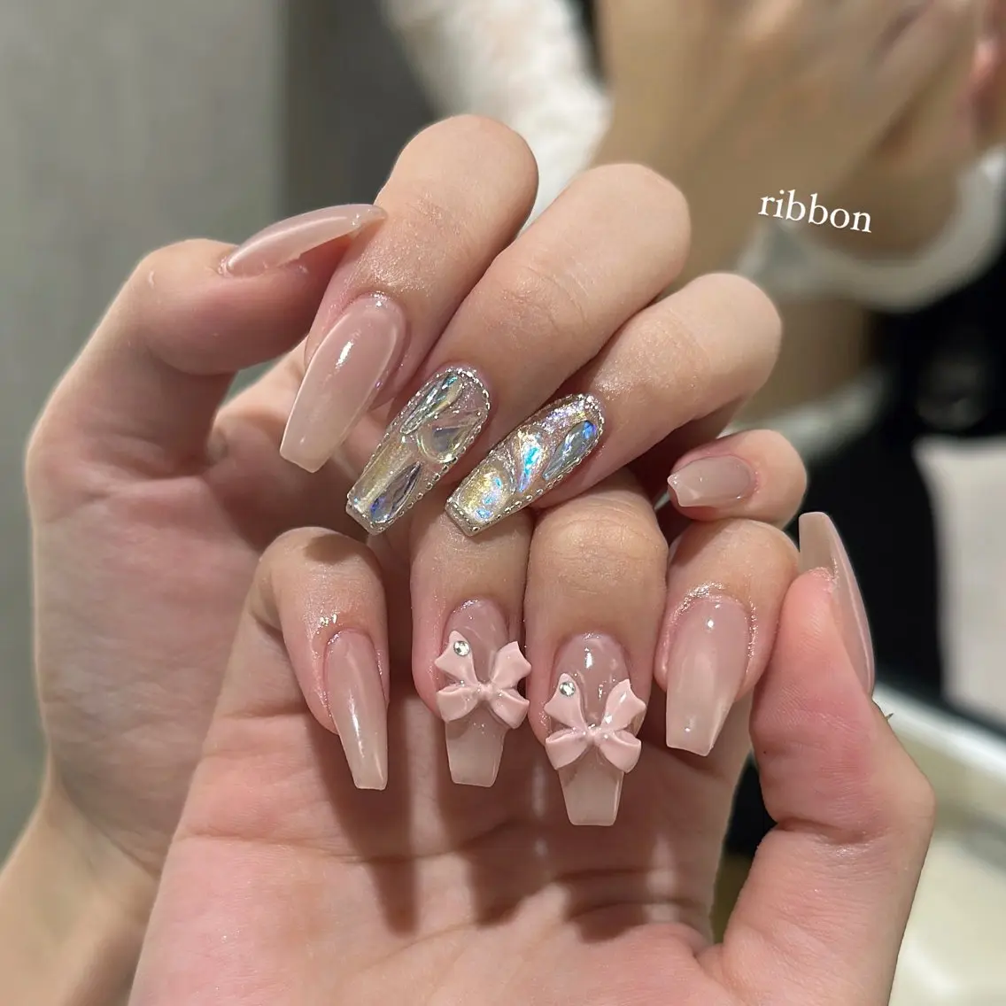 ネイル ハンドネイル 🧸原宿の美フォルム ネイリスト🧸いいだのネイルデザイン