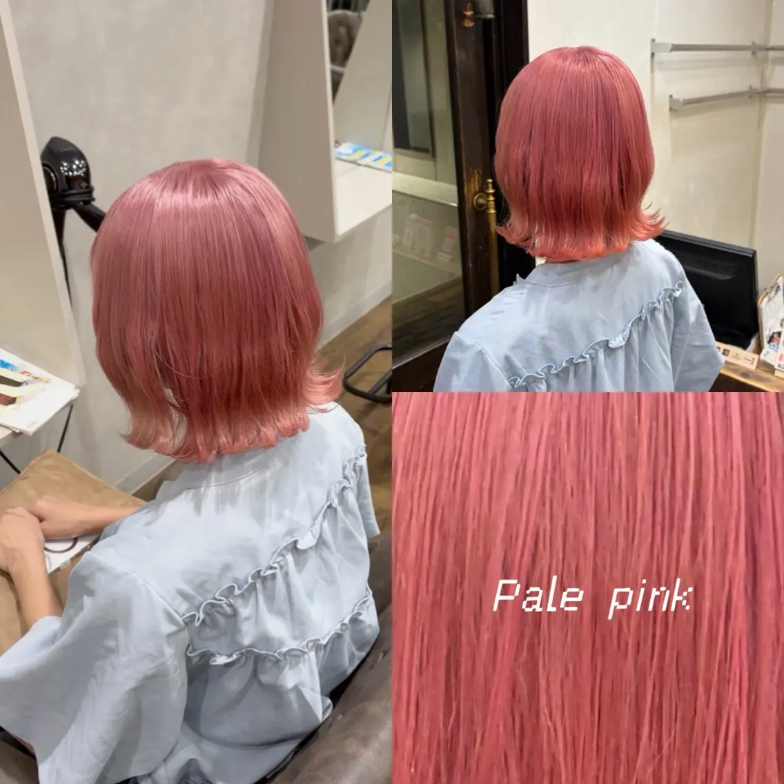 カラー ブリーチ 透明感カラー ピンクカラー ヘアカラー 戸田大介 /ブリーチカラーのヘアスタイル