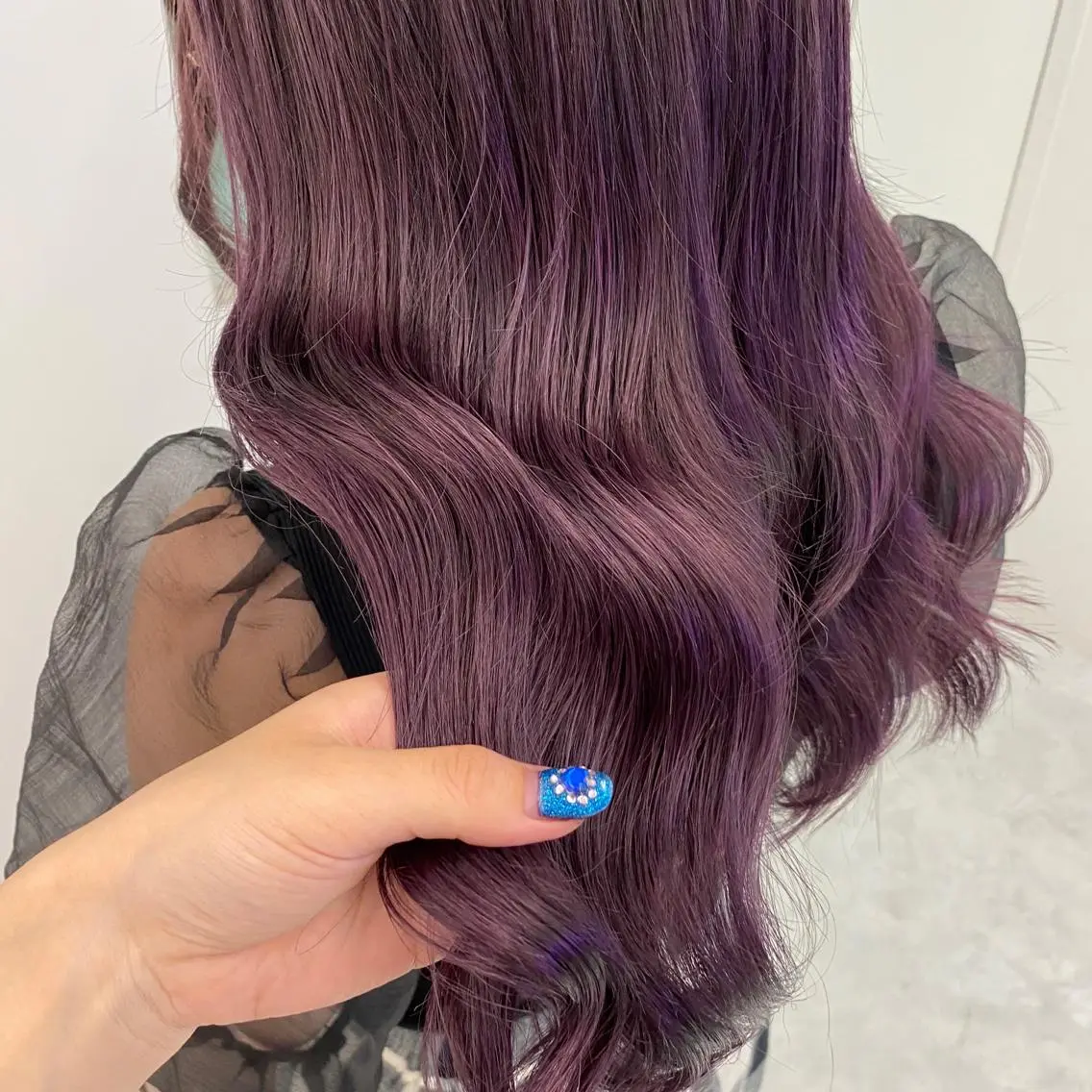ミディアム カラー 韓国艶カラー🇰🇷 DISCO💙のヘアスタイル