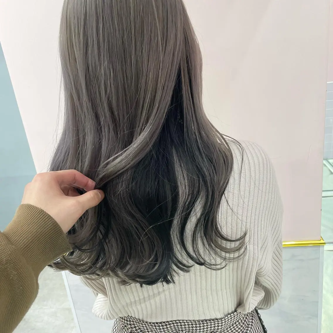 セミロング カラー ヘアカラー トリートメント ヘアセット 🫧tatsuki 🫧“lot 横浜“のヘアスタイル