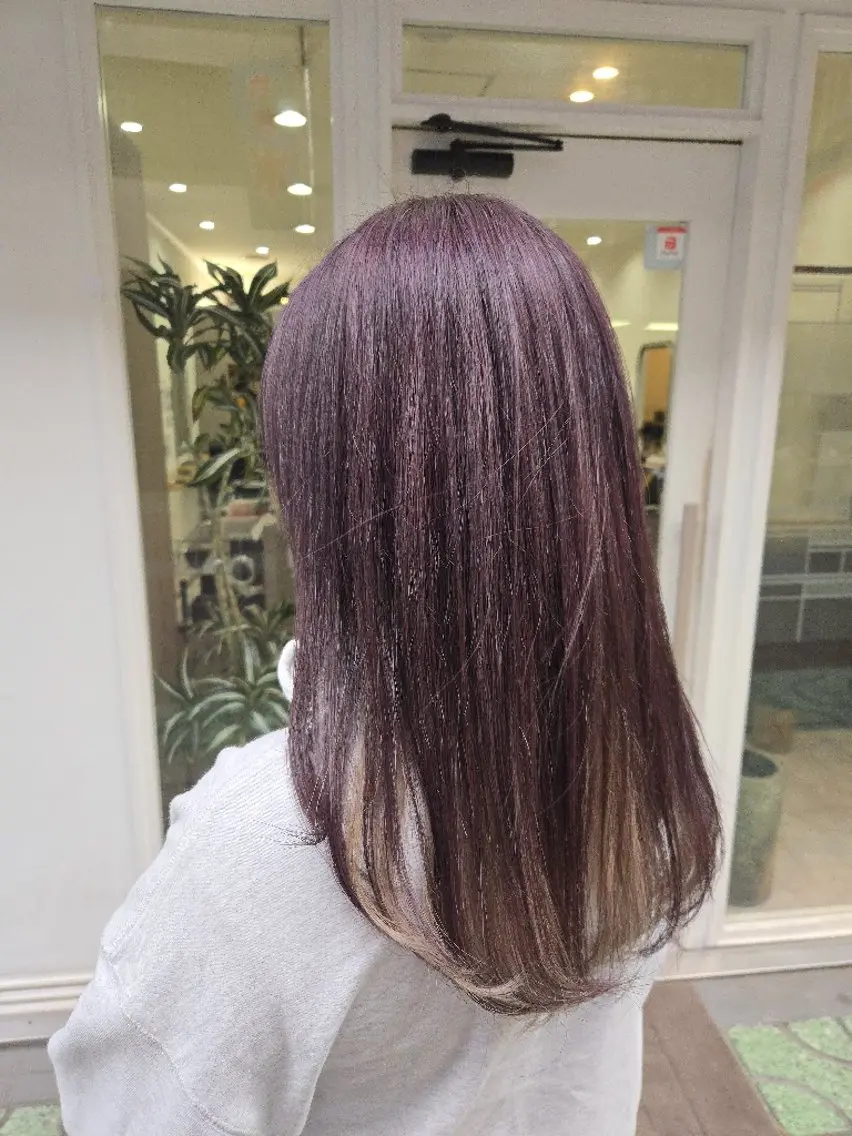カラー ヘアカラー トリートメント 暖色🍎透明感カラー 🩵小林かりんのヘアスタイル