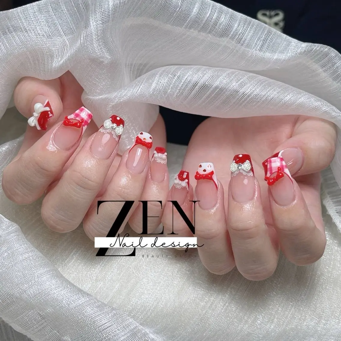 ネイル 持ち込み スカルプネイル ネイルチップ ハンドネイル Zen Nail Design 池袋のネイルデザイン
