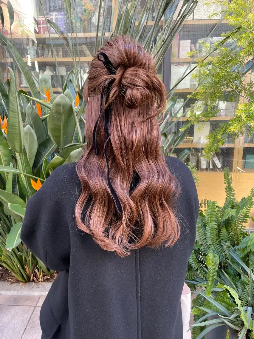ロング ヘアアレンジ ヘアセット HARUKA /ボブカットのヘアスタイル