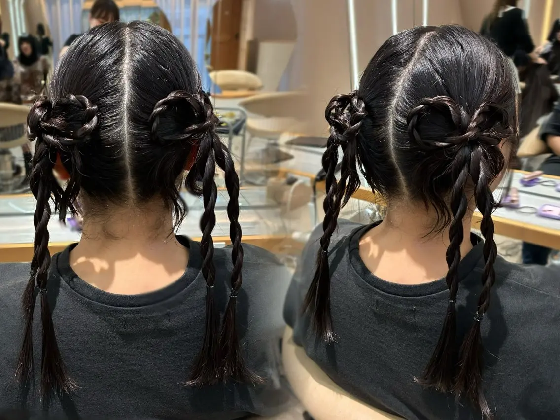 ミディアム ヘアアレンジ 💖クボ モモ💖のヘアスタイル