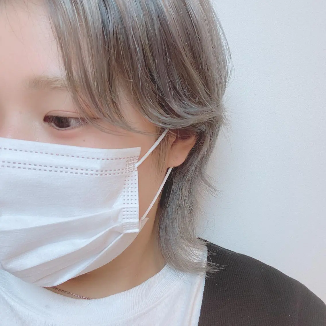 ショート カラー 美髪矯正 韓国レイヤーのヘアスタイル