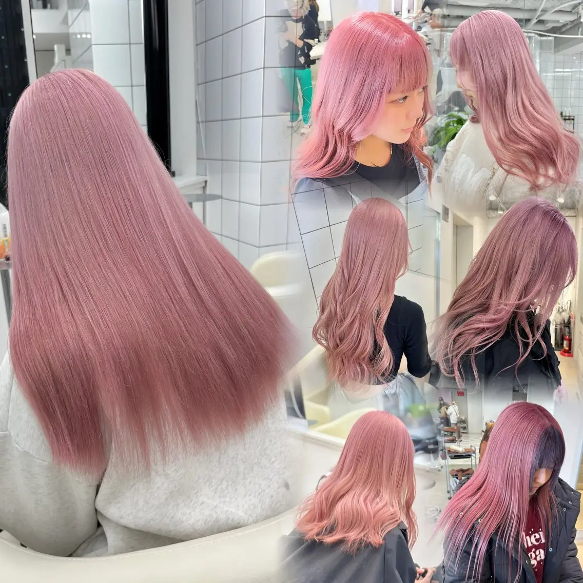 ミディアム カラー カット ヘアカラー トリートメント ヘアセット 🎗副店長/井上 竜 ブリーチ指名No.1のヘアスタイル