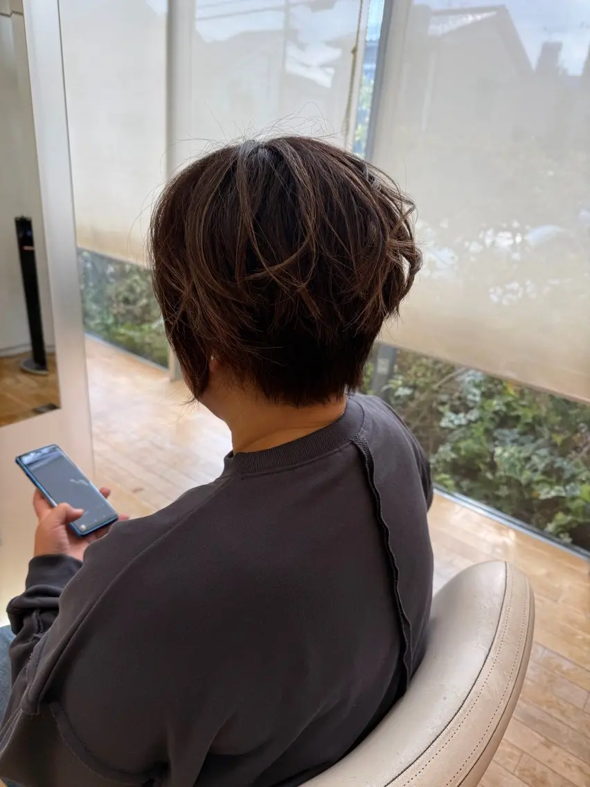 ショート 山本 瑠華のヘアスタイル