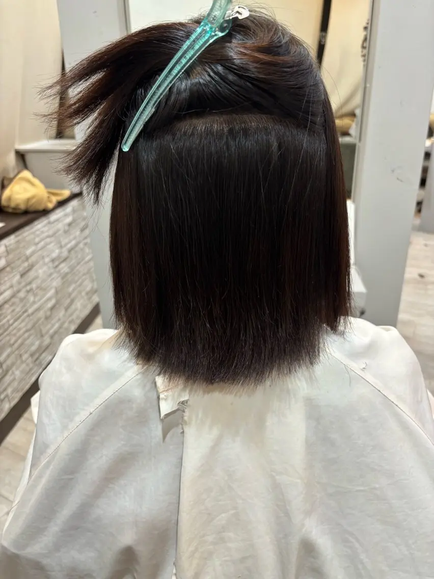 ショート 縮毛矯正 【モデル様募集中】 渡邊 マサキのヘアスタイル