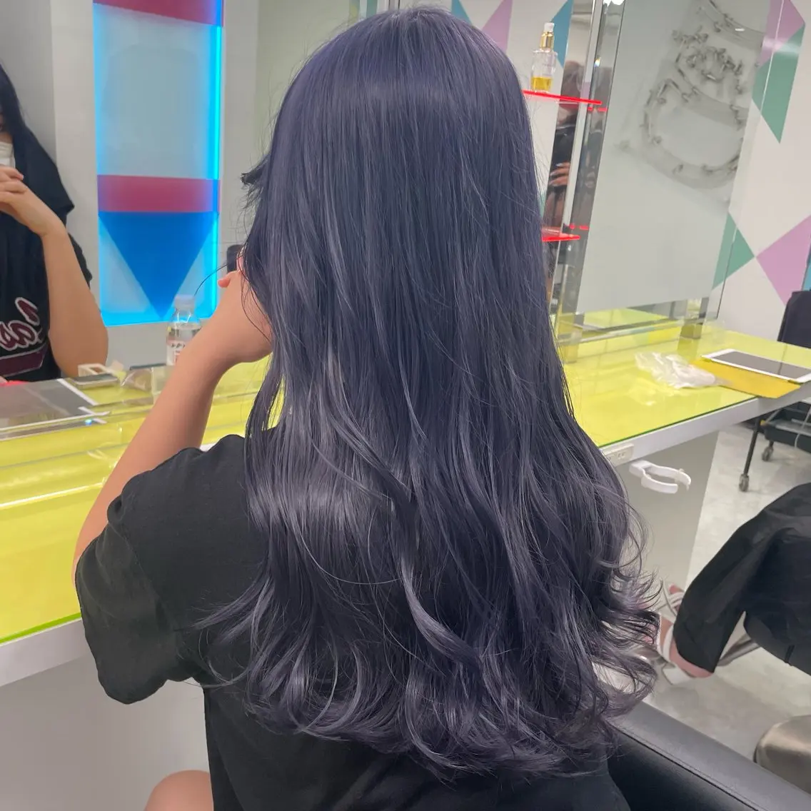 ロング ヘアカラー トリートメント 🦋韓国風カラー🦋 こうせい原宿のヘアスタイル