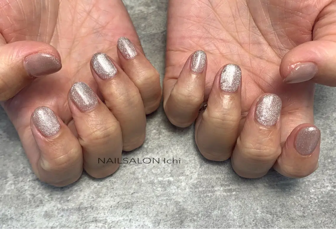 ネイル マグネットネイル ハンドネイル NAILSALON Ichiのネイルデザイン