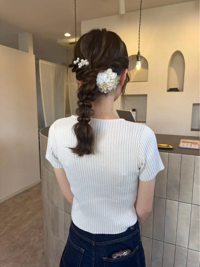 ロング ヘアセット 【 clan 】 *.✯ANNA✯.*のヘアスタイル