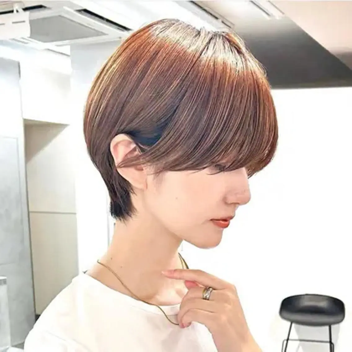 ショート カット ヘアカラー トリートメント 【公式】Adatto 🩵艶＆透明感カラーのヘアスタイル