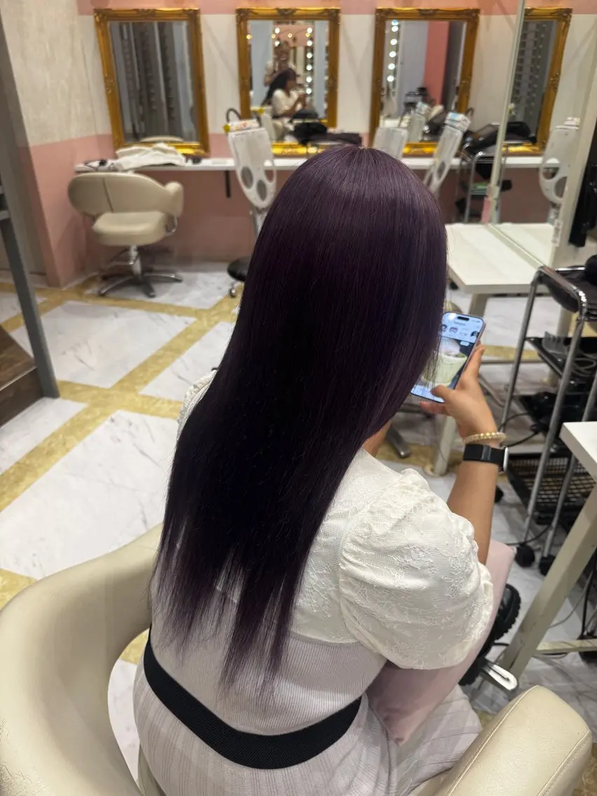 ロング ヘアカラー Lee四ツ橋、梅田 Sakuraのヘアスタイル