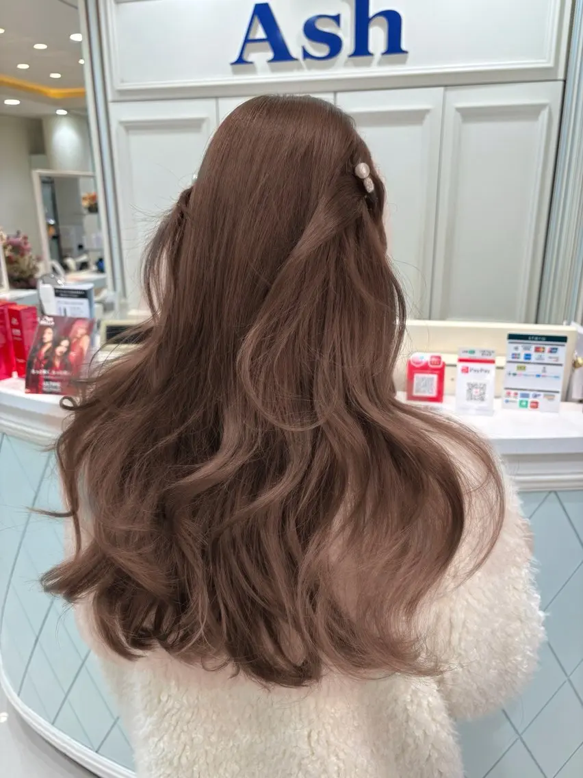 ロング カット ヘアカラー トリートメント ♡大人カワイイ hair♡徳井はやとのヘアスタイル