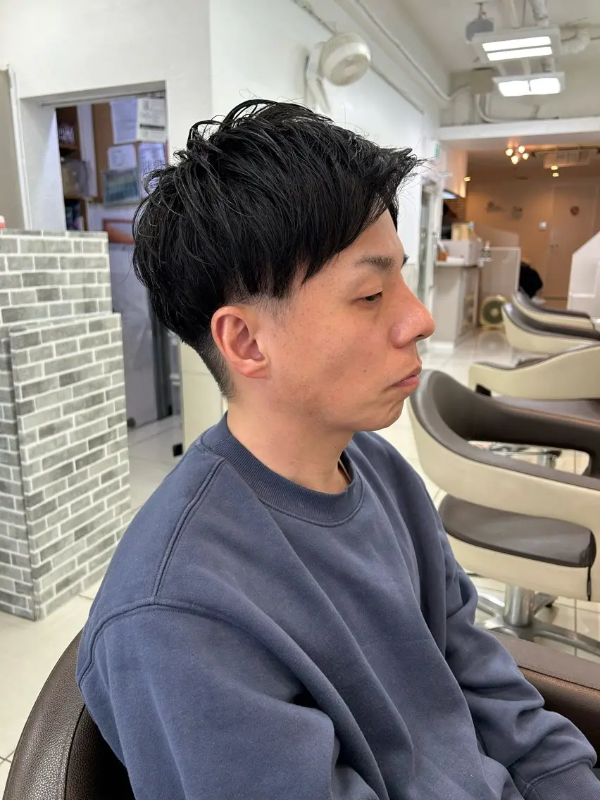 ショート メンズ アップバング 刈り上げ ショートヘア カット 【メンズ大得意🔥】 ＭＡＳＡＫＩのヘアスタイル