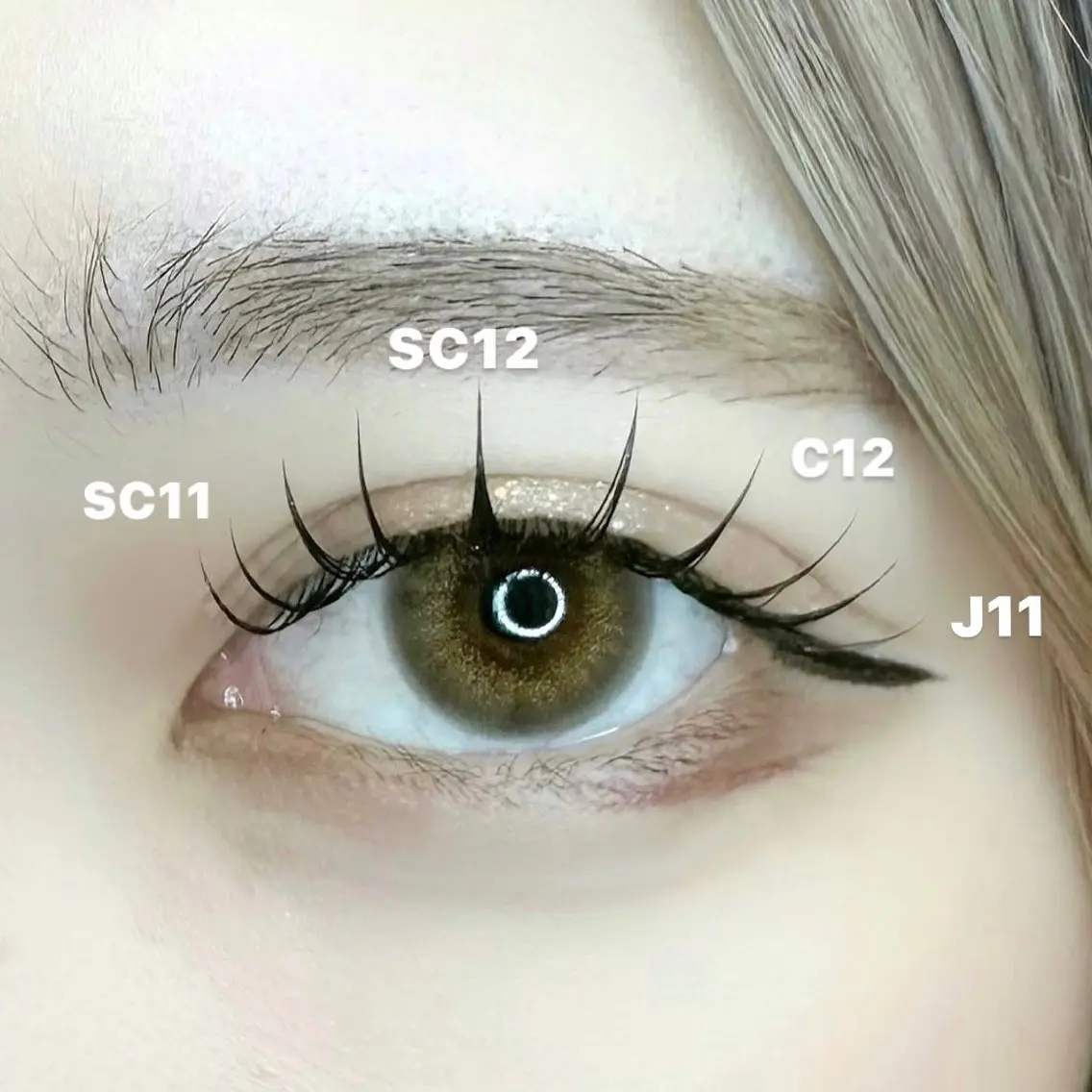 マツエク・マツパ フラットラッシュ マツエク OPS hair ミクのマツエク・マツパデザイン