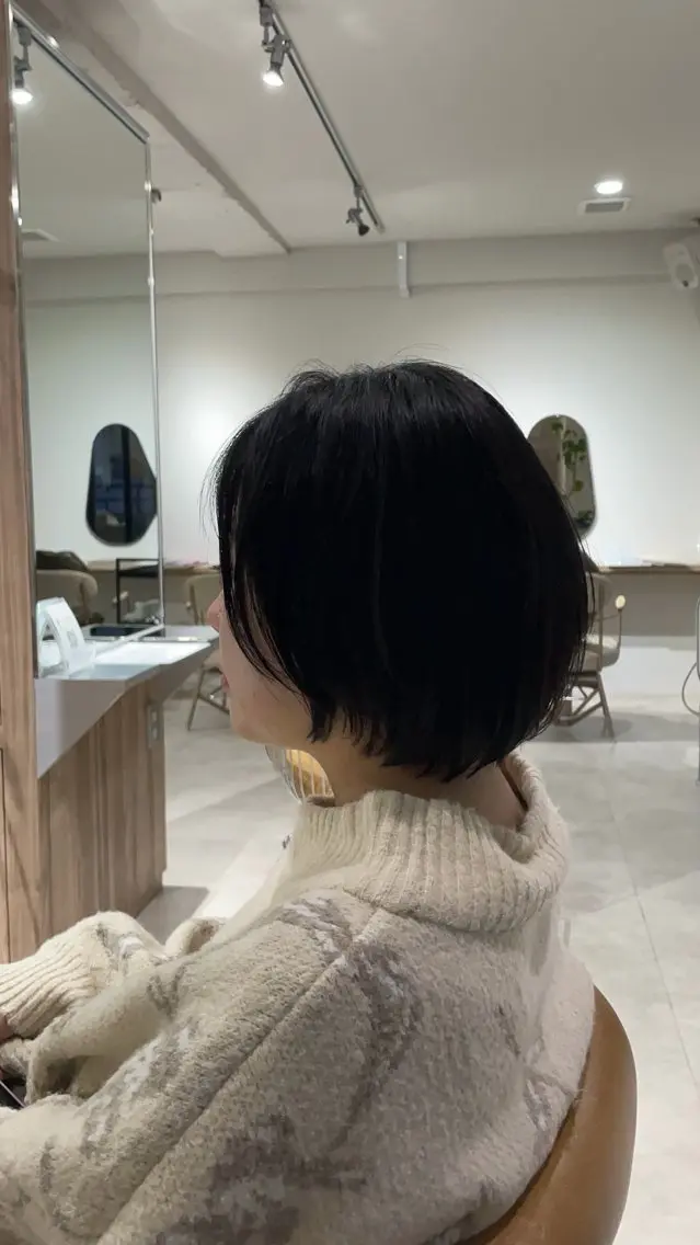 ショート 丸みショート ショートヘア カット ヘアカラー トリートメント 似合わせショート/ ヘアケア/根本直樹のヘアスタイル