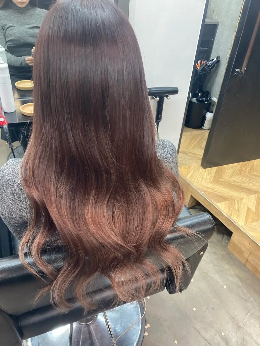 ロング カラー ヘアカラー エクステ ✨最安値✨エクステ カラー🌼つきな🌼のヘアスタイル