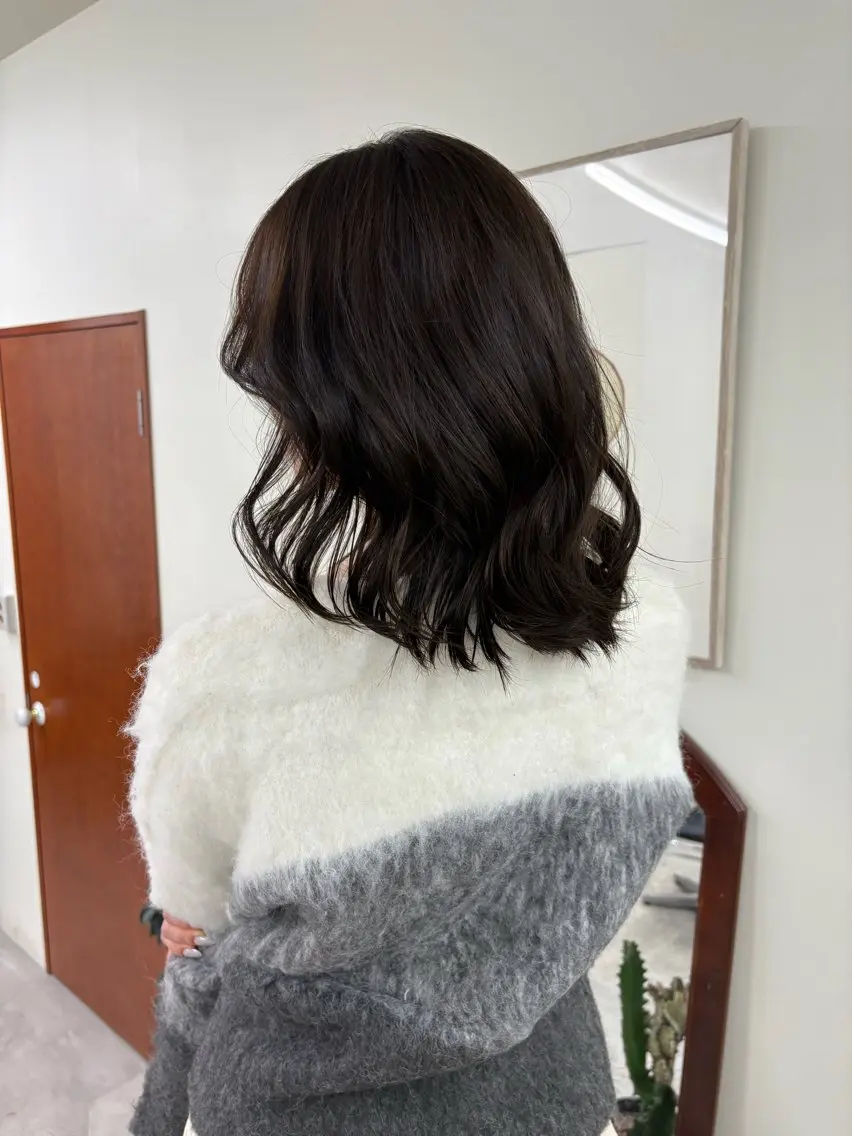 カラー ブラウンカラー nappe🐏 栄／矢場町のヘアスタイル