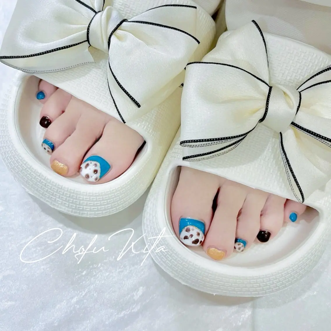 ネイル フットネイル 💎Heart Nail💎のネイルデザイン