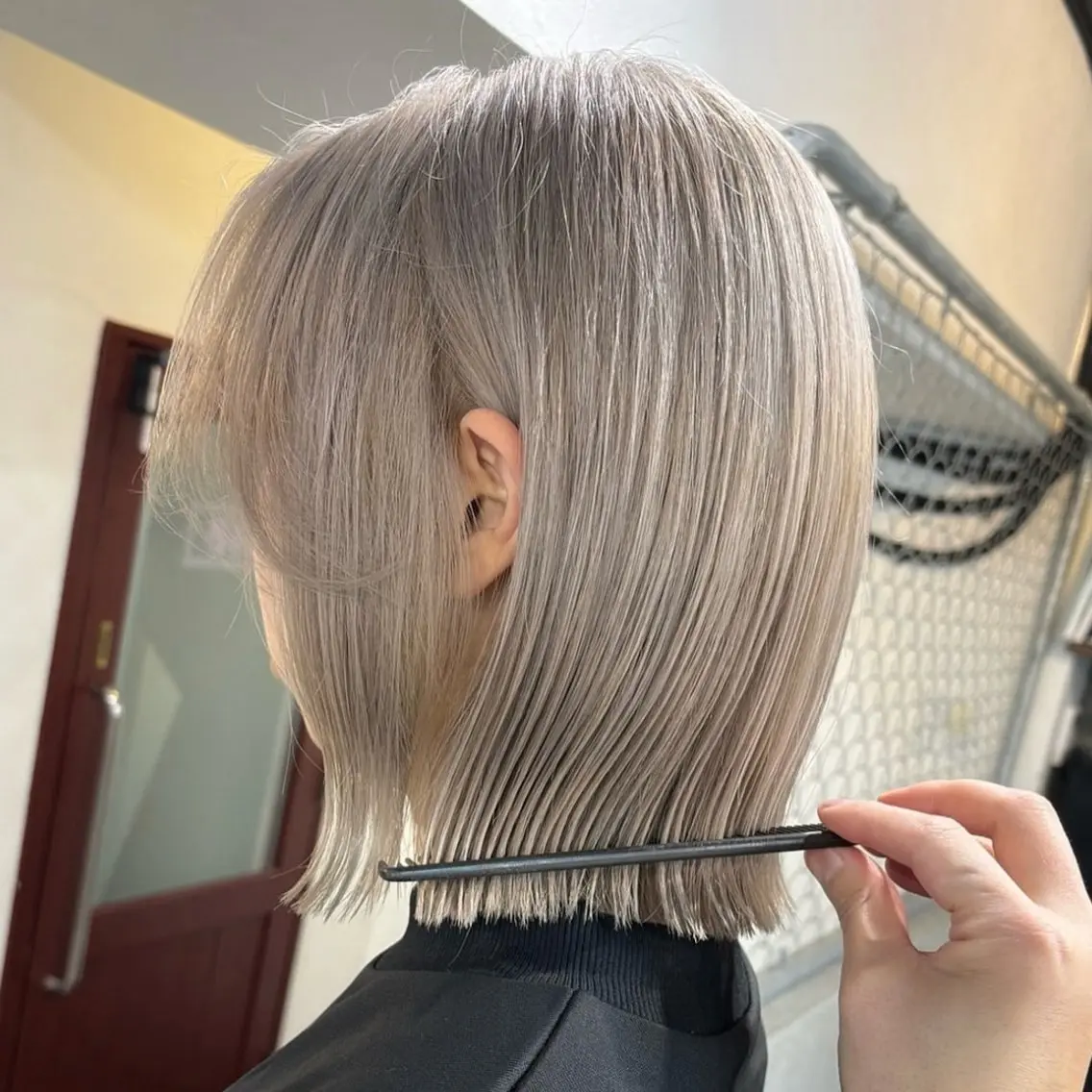 ショート カラー カット ヘアカラー トリートメント 🌈艶ハイトーン🌈 心を込めます🤝涼介のヘアスタイル