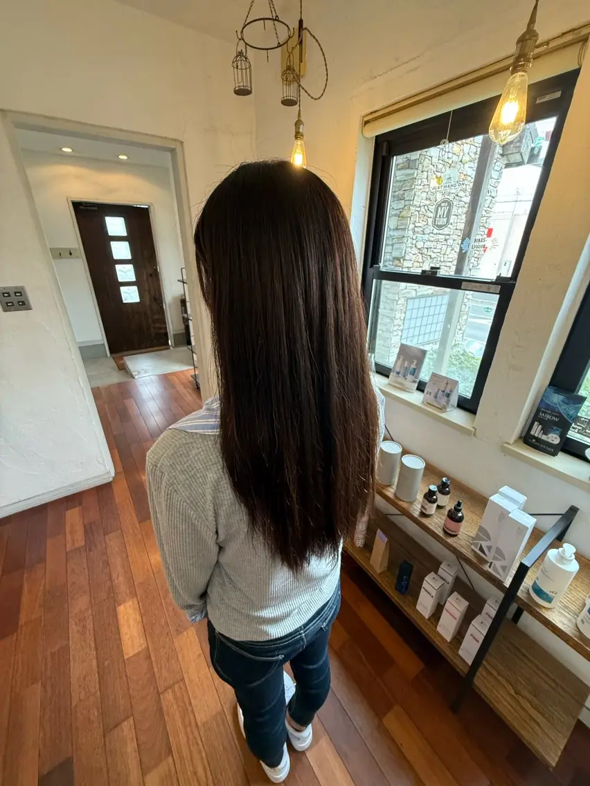 縮毛矯正 さらや みあきのヘアスタイル