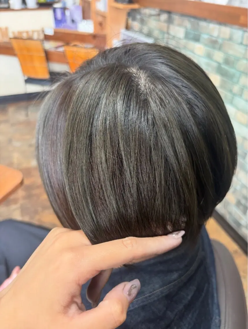 ショート ハイライト カット ヘアカラー トリートメント move 岩出店/ Rin🎀のヘアスタイル