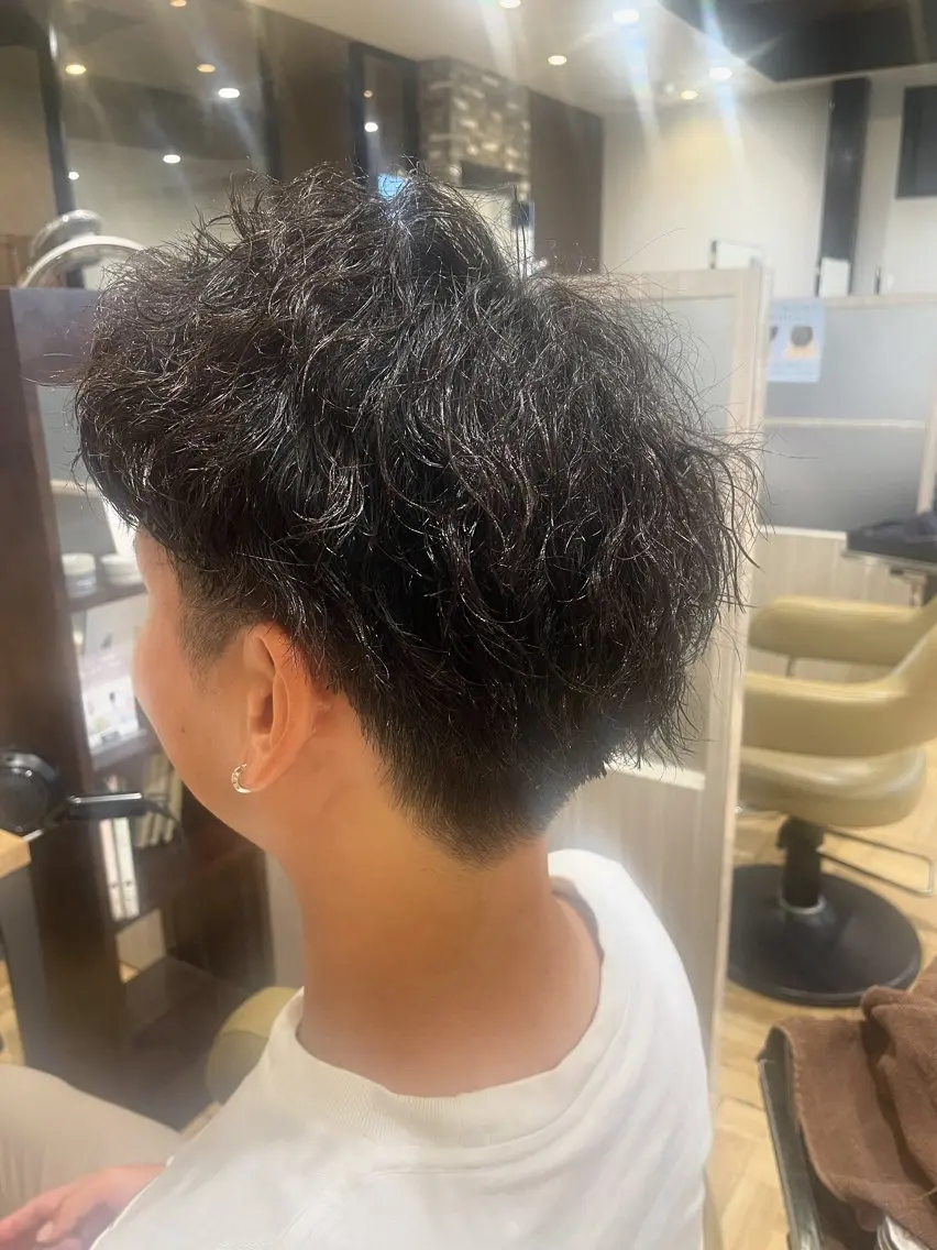 パーマ カット パーマ 中村 誠也のヘアスタイル