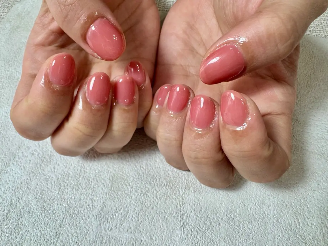 ネイル オーロラネイル 桜ネイル フラワーネイル フットネイル フレンチネイル ハンドネイル kikinail 溝の口のネイルデザイン