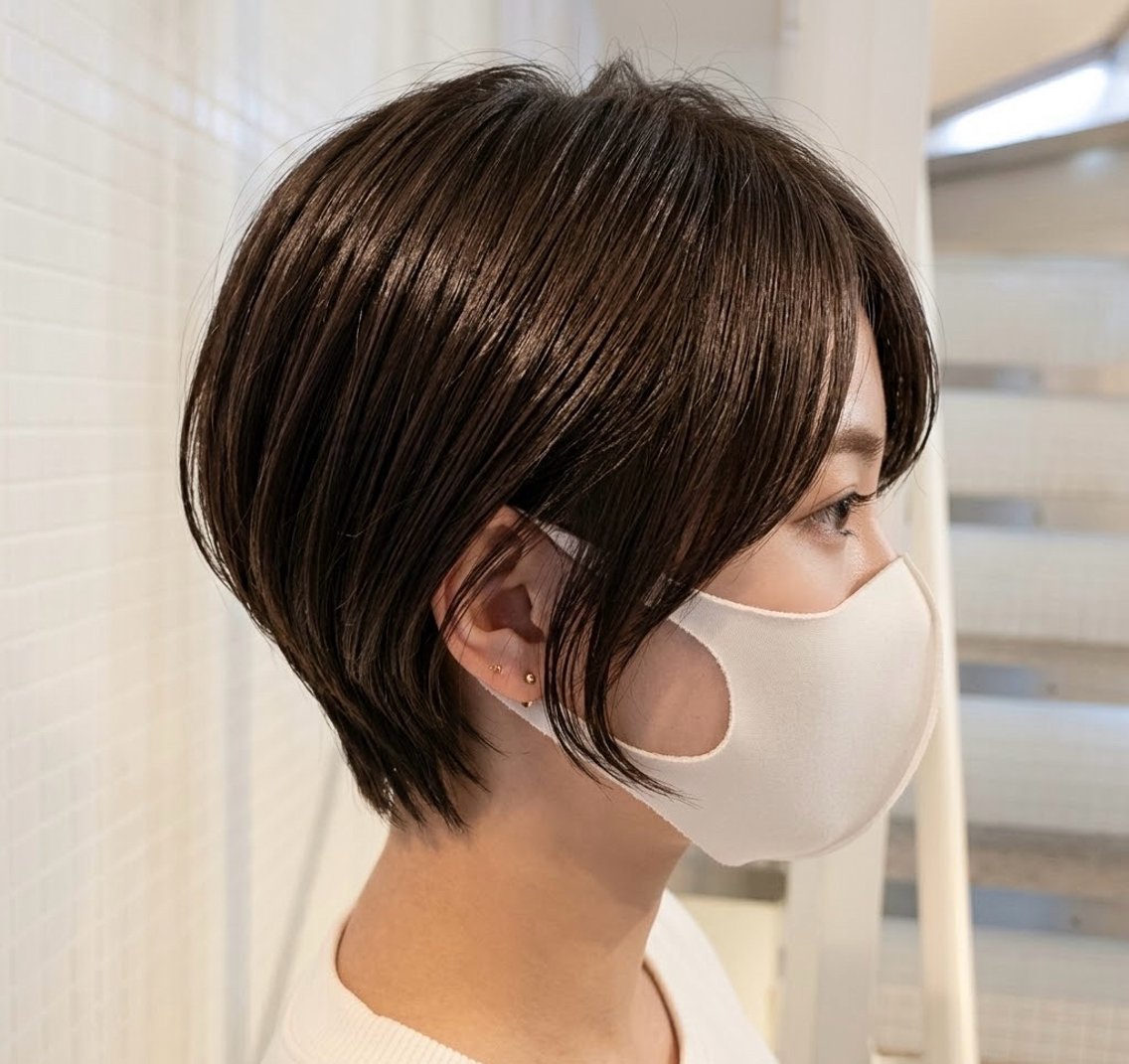 ショート ショートボブ ボブ ショートヘア 鈴木 啓太のヘアスタイル