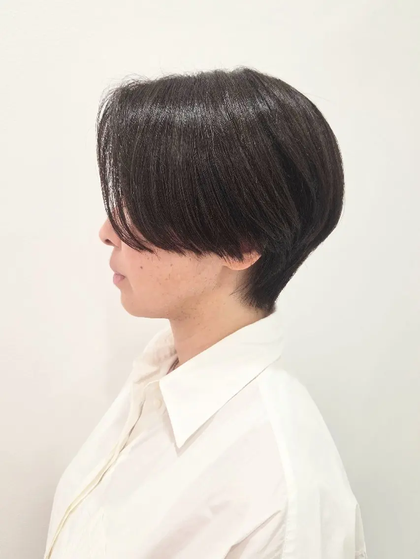 ショート カラー カット ヘアカラー トリートメント ヘッドスパ 齋藤 愛美のヘアスタイル