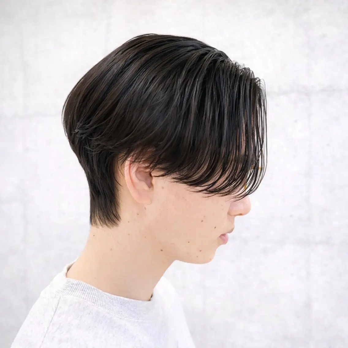ショート パーマ メンズ カット 縮毛矯正 スナップフォト確認 お願いします!竹内のヘアスタイル