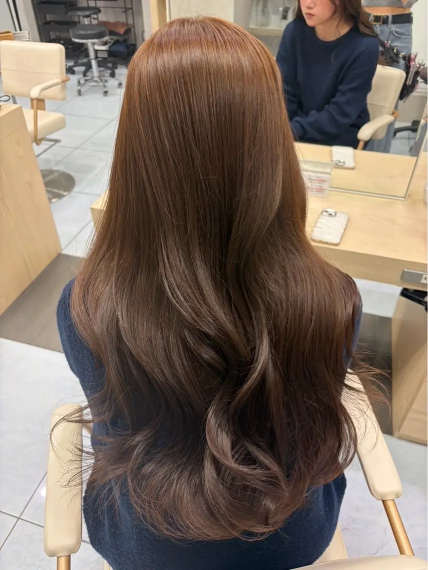 カラー ベージュカラー 透明感カラー ミルクティーベージュ 髪質改善 ヘアカラー トリートメント 髪質改善特化サロン/ ヤマシタのヘアスタイル