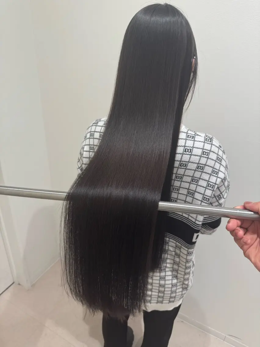 ロング カラー カット ヘアカラー トリートメント 心斎橋 美髪職人　近江のヘアスタイル
