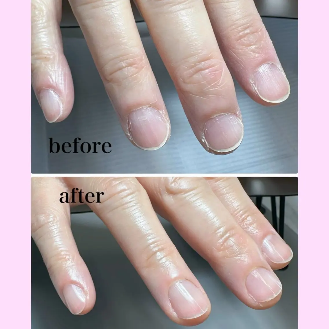ジェルが塗れない方もok!【ハンドケア艶仕上げ】の写真
