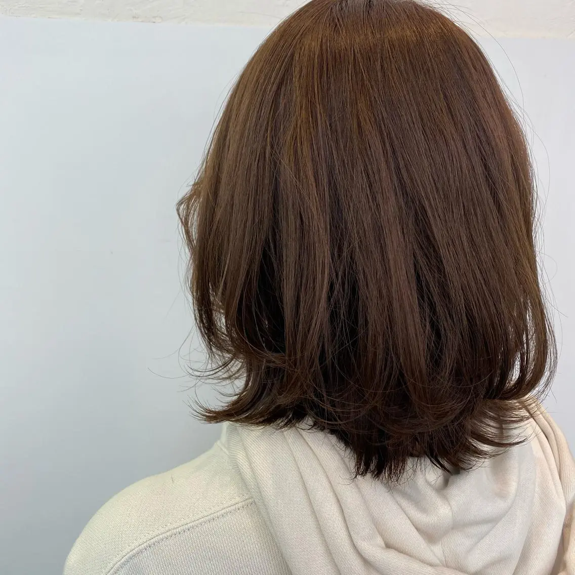 ミディアム カラー ベージュカラー 心斎橋/ヘアセット MASAKIのヘアスタイル