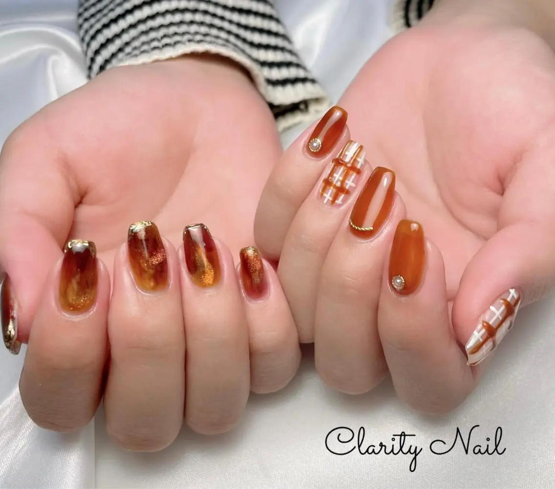 ネイル アートネイル 持ち込み ハンドネイル Clarity Nailのネイルデザイン