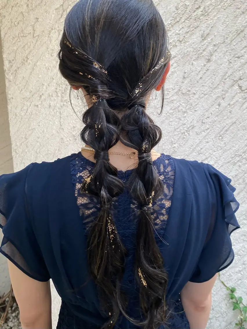 ロング ヘアアレンジ ストカール✨ デジタルパーマ✨植松のヘアスタイル
