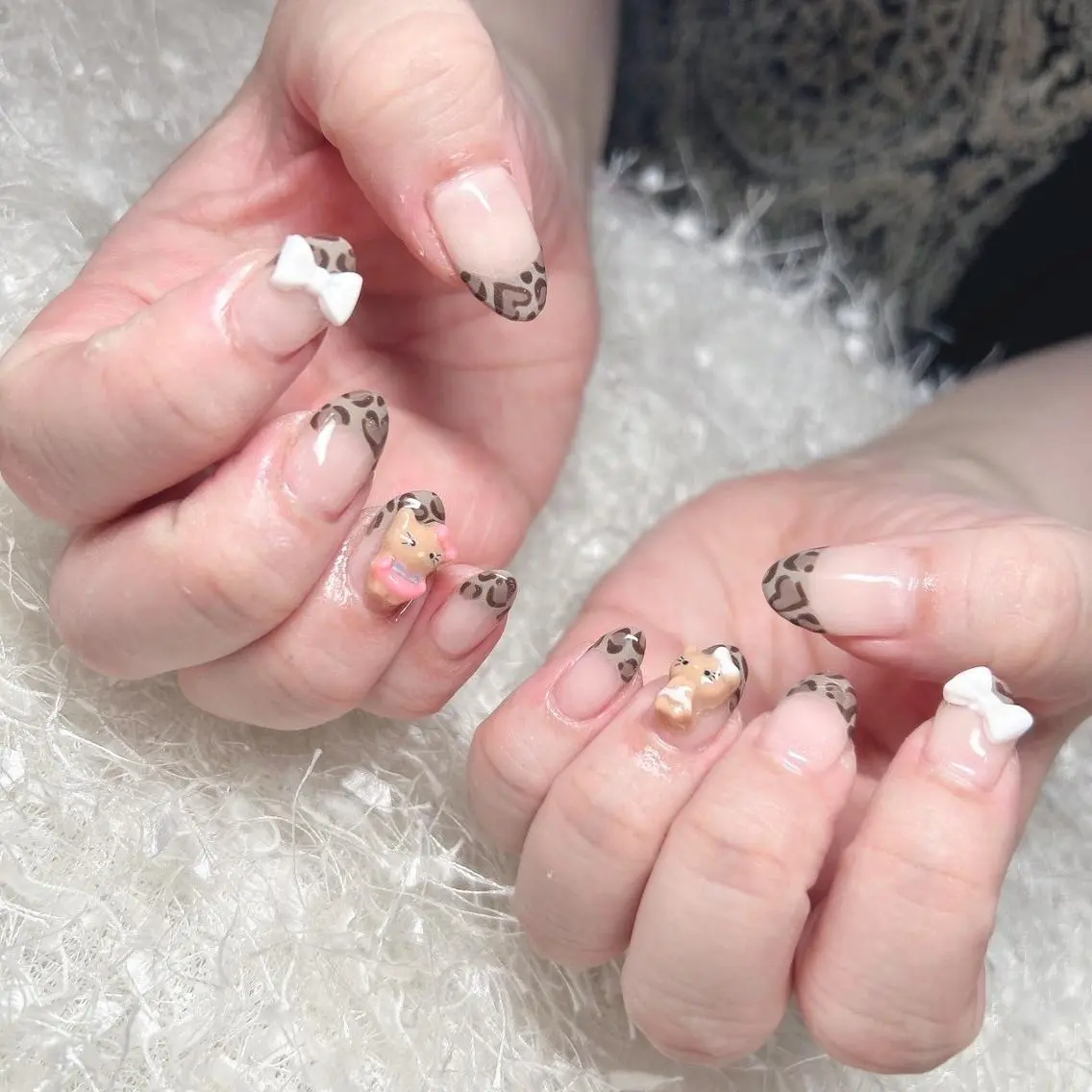 ネイル 長さ出し フレンチネイル ジェルネイル グラデーション 韓国ネイル ハンドネイル Nail&eye Belire 新宿のネイルデザイン