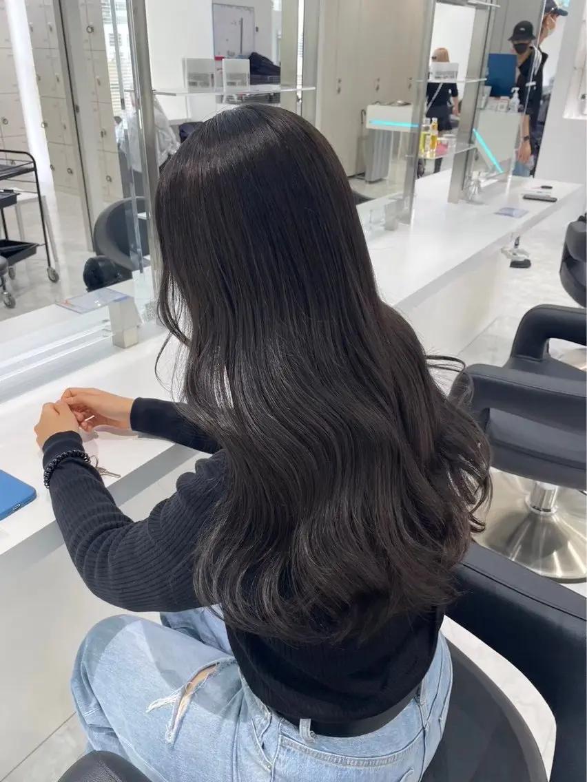カラー ヘアカラー トリートメント ブリーチなし透明感 💗RYOTAのヘアスタイル