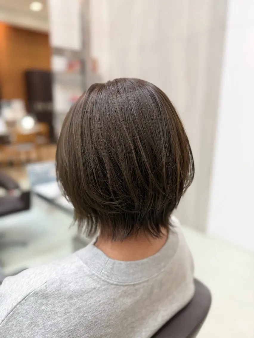 ショート カット ヘアカラー トリートメント WiLL新井優馬｜ くびれレイヤーのヘアスタイル