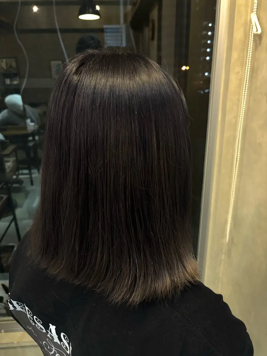 ミディアム Hair ruup 平良那生のヘアスタイル