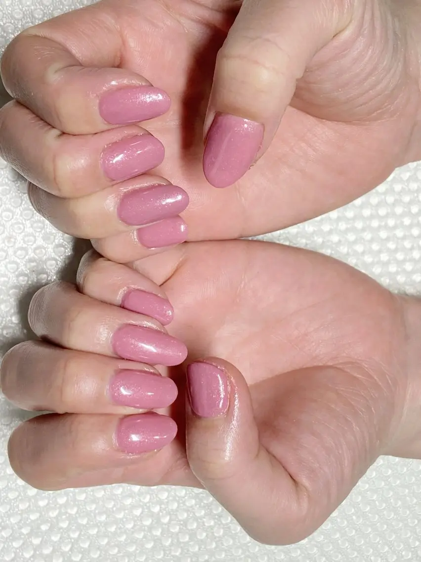 ネイル ワンカラーネイル Twineight. Tsuka🩵のネイルデザイン